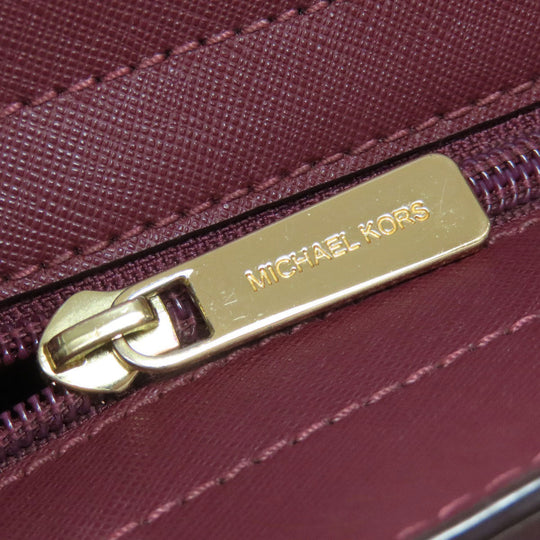 MICHAEL KORS Handbag PVC purple 2WAY Women Used Authentic