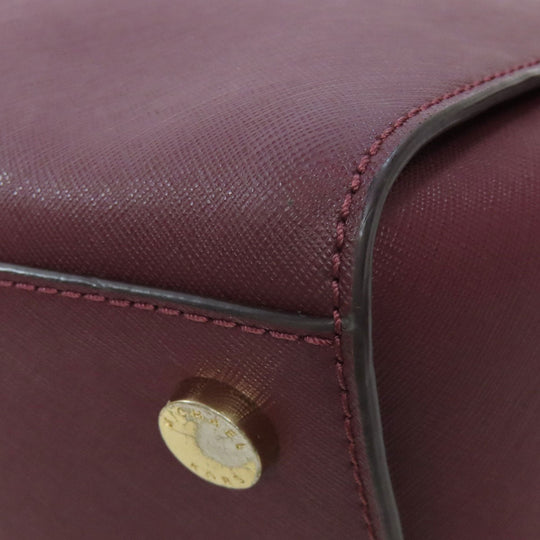 MICHAEL KORS Handbag PVC purple 2WAY Women Used Authentic