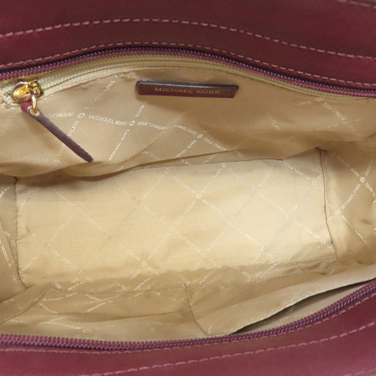 MICHAEL KORS Handbag PVC purple 2WAY Women Used Authentic