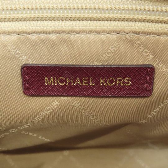 MICHAEL KORS Handbag PVC purple 2WAY Women Used Authentic