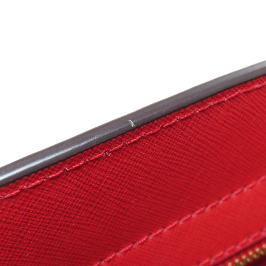 MICHAEL KORS Handbag PVC Red 2WAY Women Used Authentic
