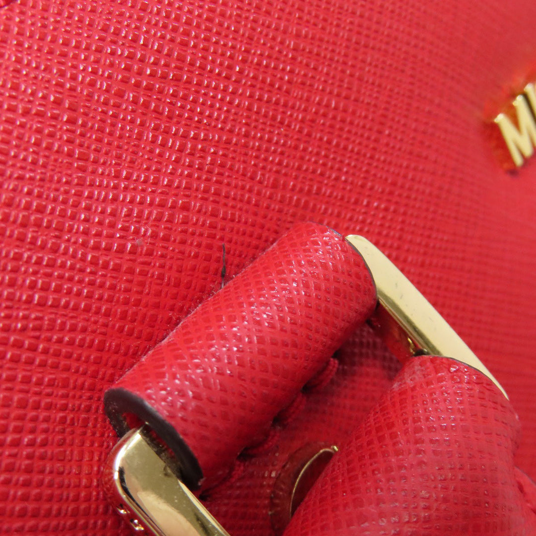 MICHAEL KORS Handbag PVC Red 2WAY Women Used Authentic