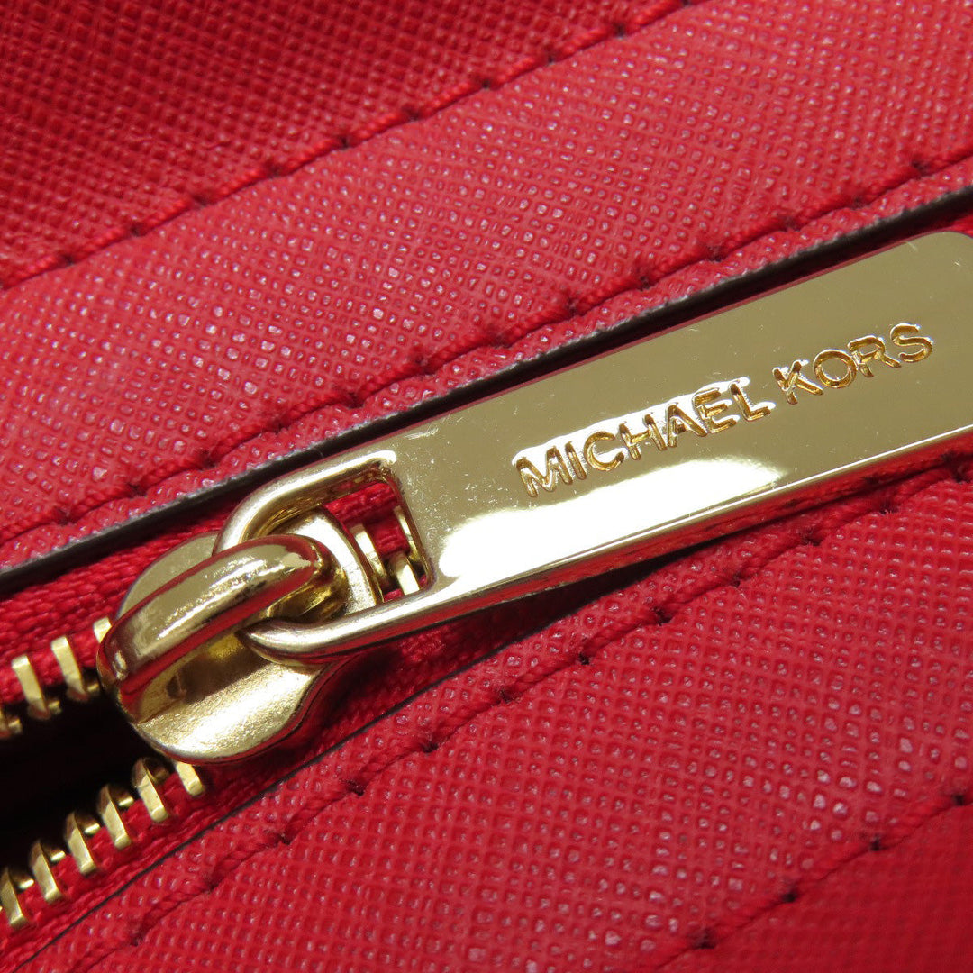 MICHAEL KORS Handbag PVC Red 2WAY Women Used Authentic