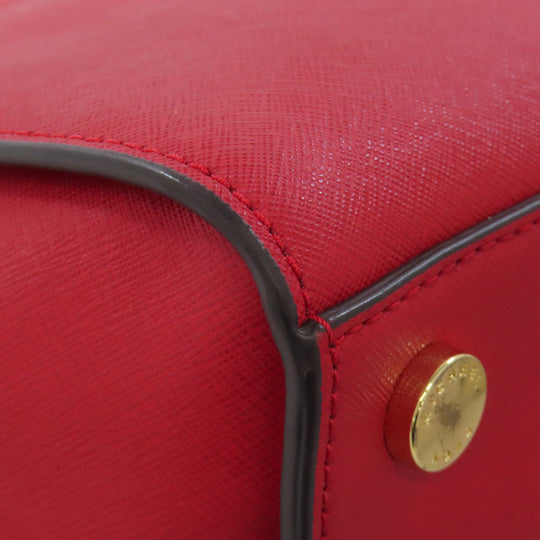 MICHAEL KORS Handbag PVC Red 2WAY Women Used Authentic