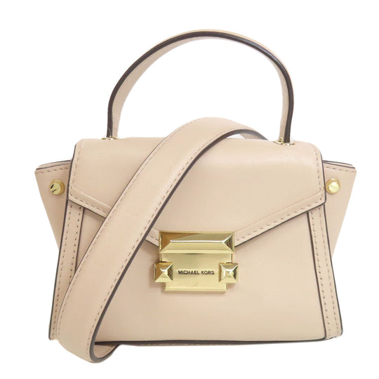 MICHAEL KORS Handbag leather pink 2WAY Women Used Authentic
