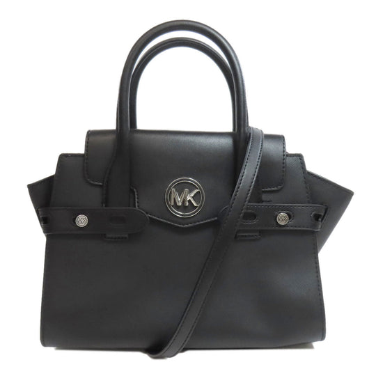 MICHAEL KORS Handbag PVC black Carmen 2WAY Women Used Authentic