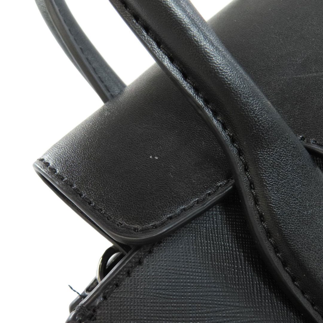 MICHAEL KORS Handbag PVC black Carmen 2WAY Women Used Authentic
