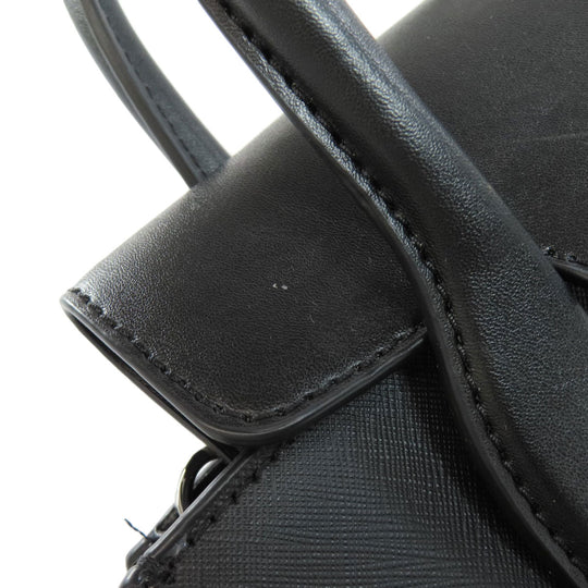 MICHAEL KORS Handbag PVC black Carmen 2WAY Women Used Authentic