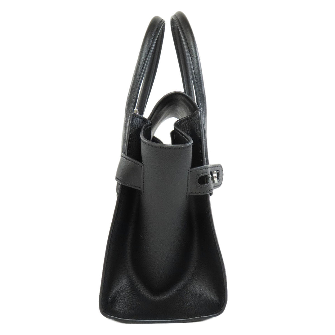 MICHAEL KORS Handbag PVC black Carmen 2WAY Women Used Authentic