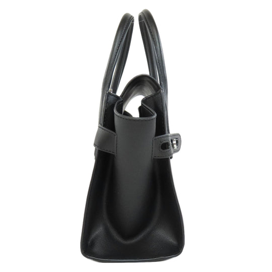 MICHAEL KORS Handbag PVC black Carmen 2WAY Women Used Authentic