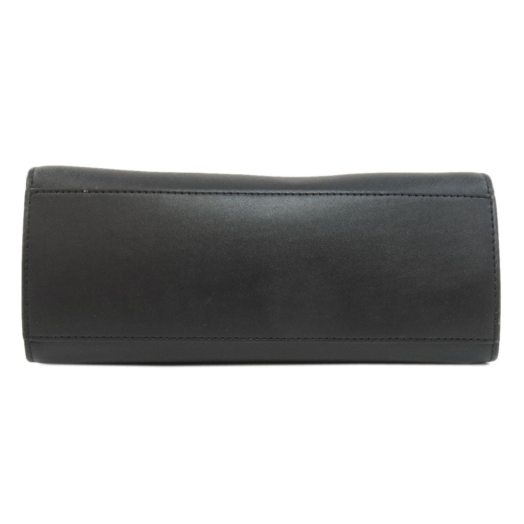 MICHAEL KORS Handbag PVC black Carmen 2WAY Women Used Authentic