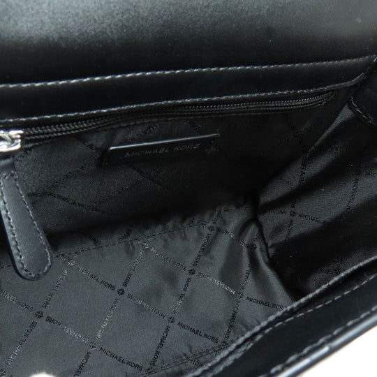 MICHAEL KORS Handbag PVC black Carmen 2WAY Women Used Authentic