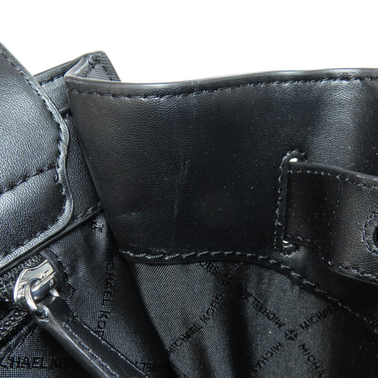 MICHAEL KORS Handbag PVC black Carmen 2WAY Women Used Authentic