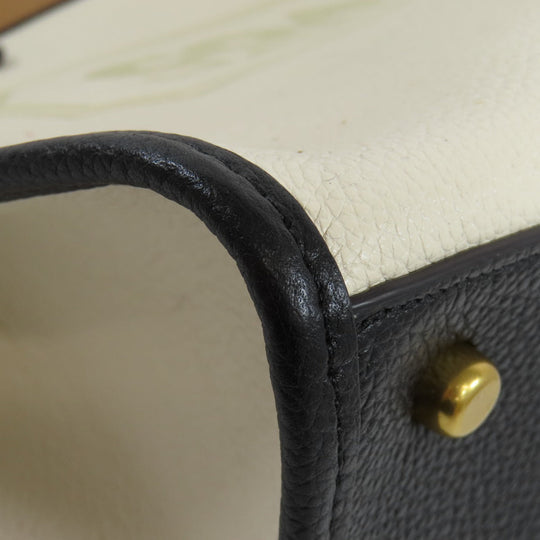 COACH Handbag C0777 leather white Field 30 Color Block 2WAY Women Used Authentic