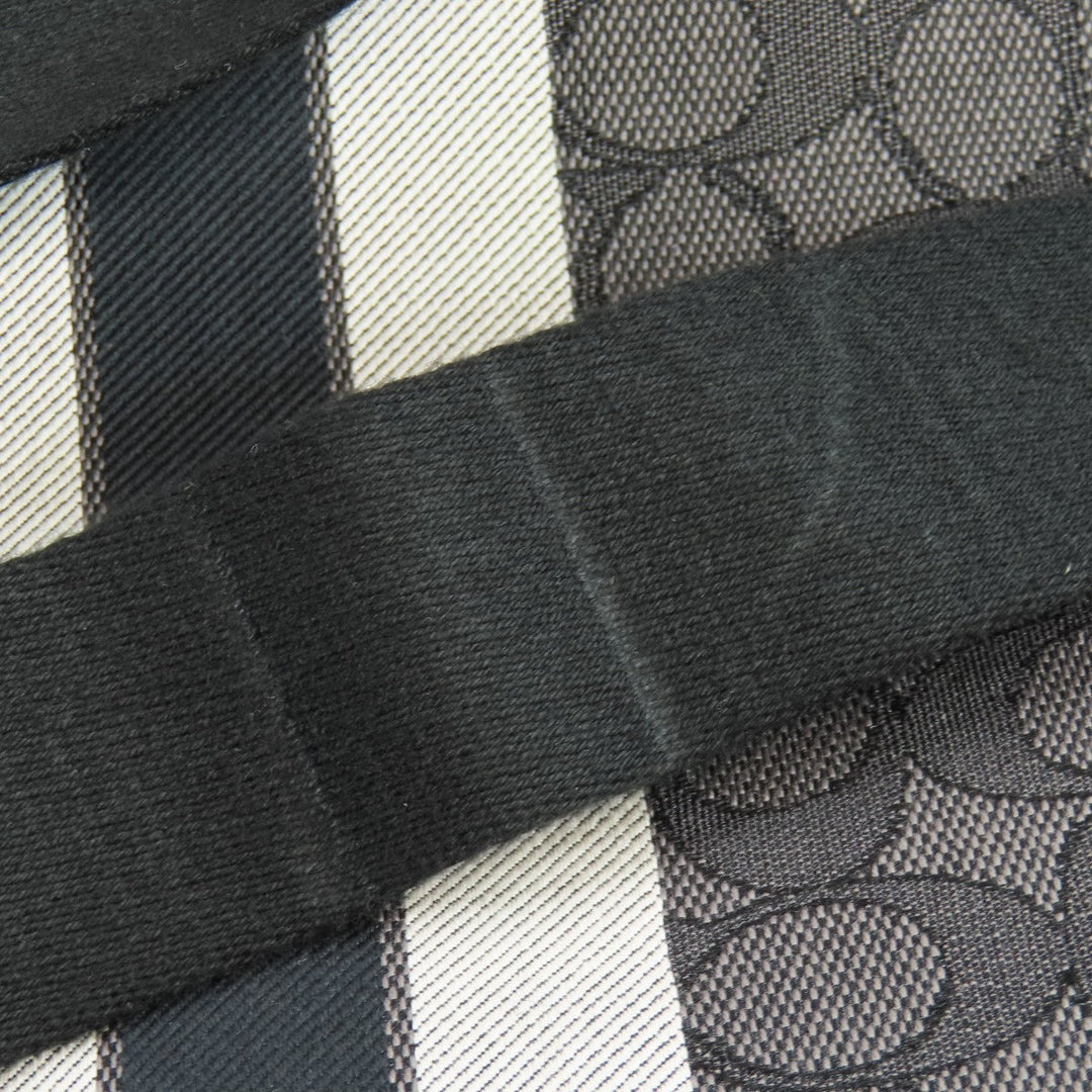 COACH Tote Bag C8418 canvas black Dempsey 40 2WAY Women Used Authentic