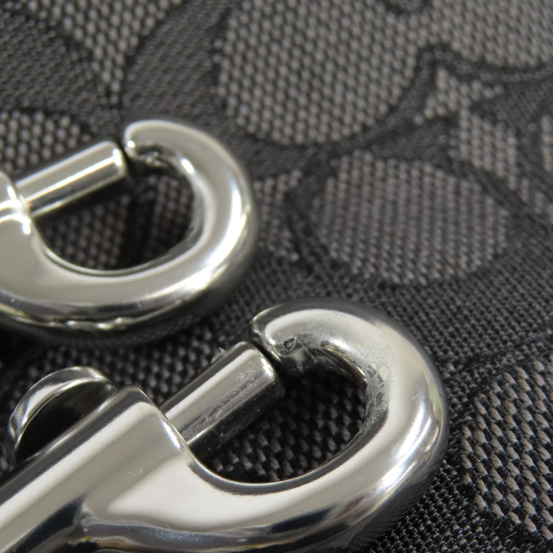 COACH Tote Bag C8418 canvas black Dempsey 40 2WAY Women Used Authentic