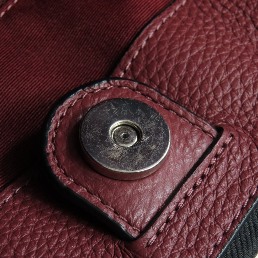 COACH Tote Bag C8418 canvas black Dempsey 40 2WAY Women Used Authentic