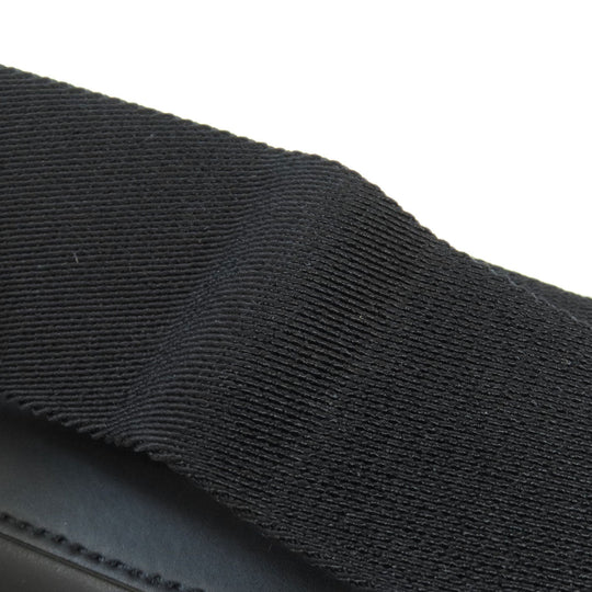 VALENTINO Shoulder Bag Calfskin black logo Women Used Authentic