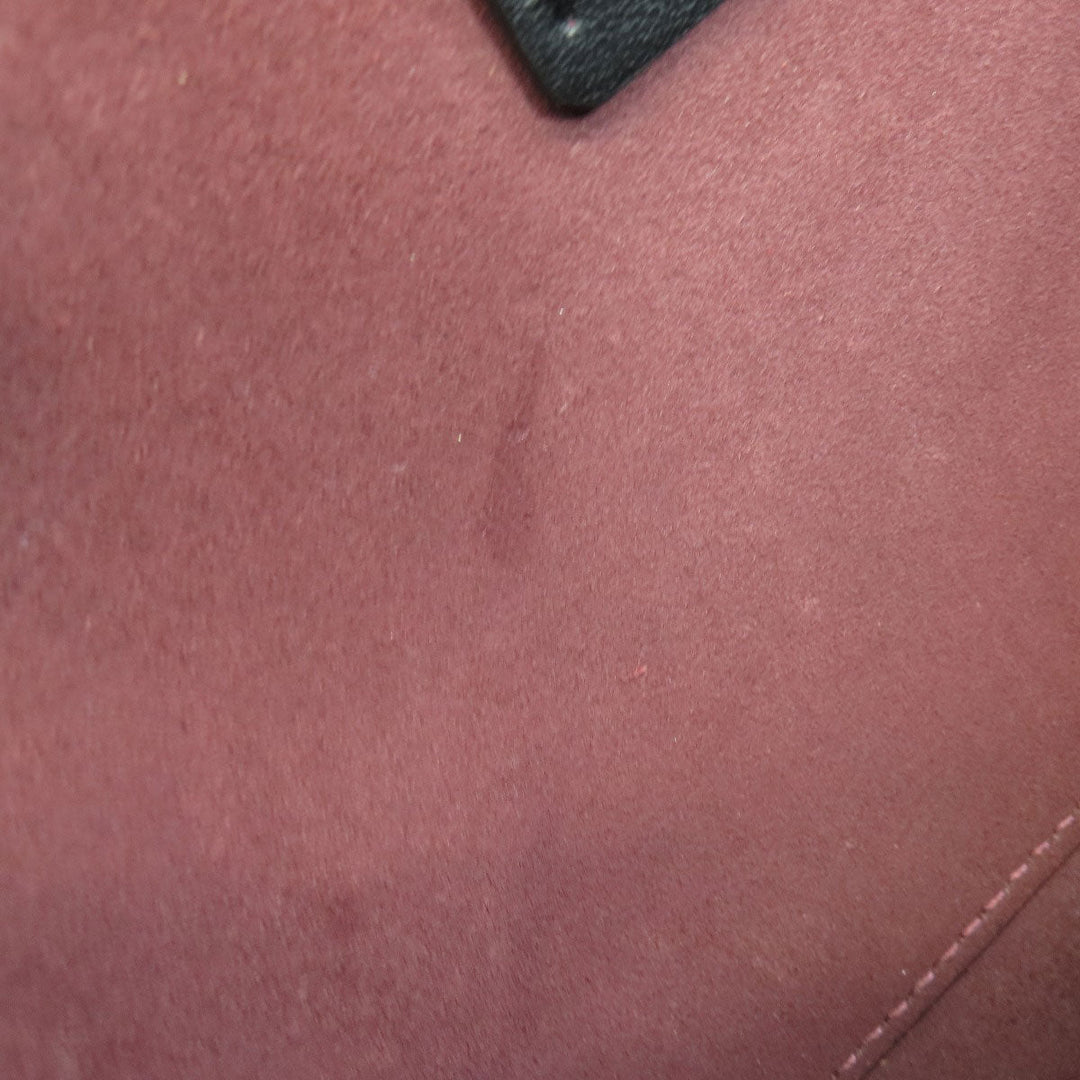 VALENTINO Shoulder Bag Calfskin black logo Women Used Authentic