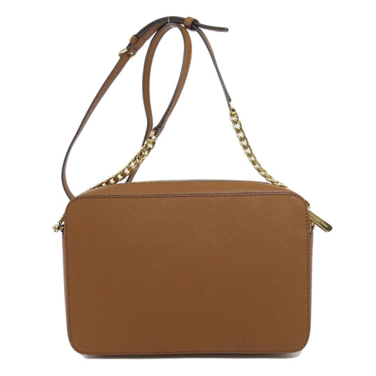 MICHAEL KORS Shoulder Bag PVC Brown Long shoulder Women Used Authentic