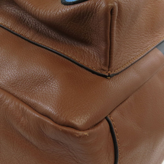 COACH Backpack F11898 leather Brown Charles Varsity