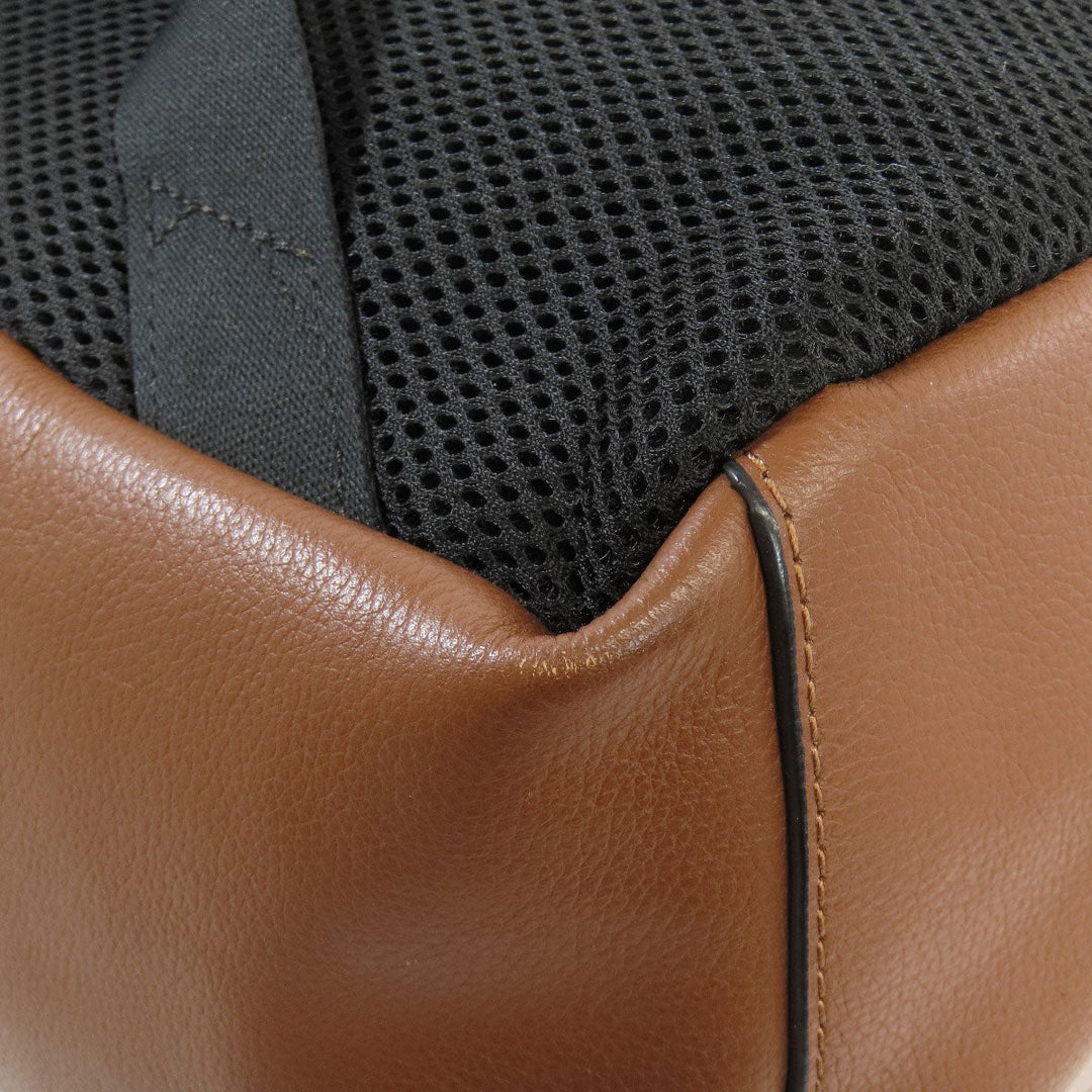 COACH Backpack F11898 leather Brown Charles Varsity