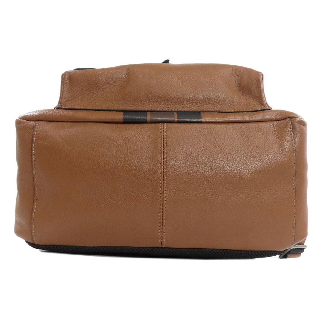 COACH Backpack F11898 leather Brown Charles Varsity