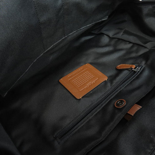 COACH Backpack F11898 leather Brown Charles Varsity