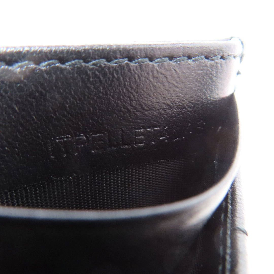 BURBERRY Card Case leather black logo Women(Unisex) Used Authentic