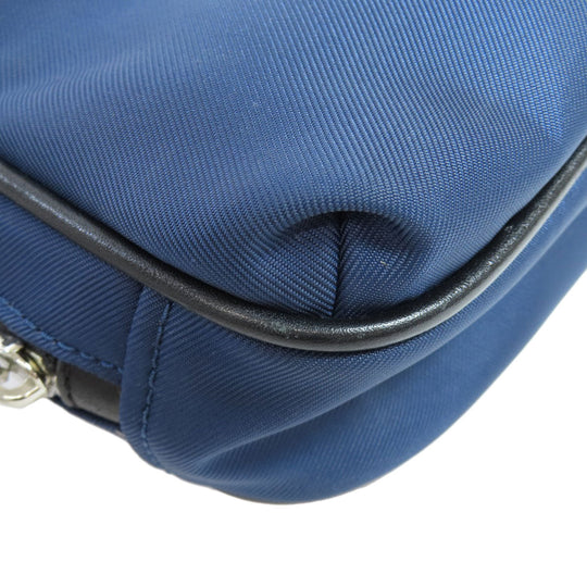 MARC JACOBS Sling bag Nylon blue logo Women Used Authentic