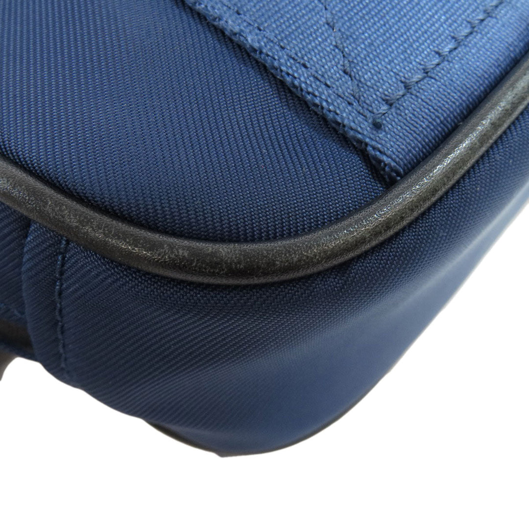 MARC JACOBS Sling bag Nylon blue logo Women Used Authentic