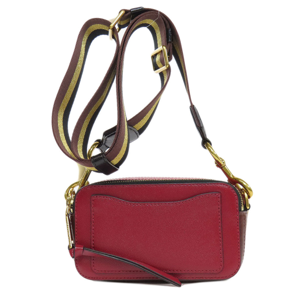 MARC JACOBS Shoulder Bag PVC Red double j snapshot Women Used Authentic