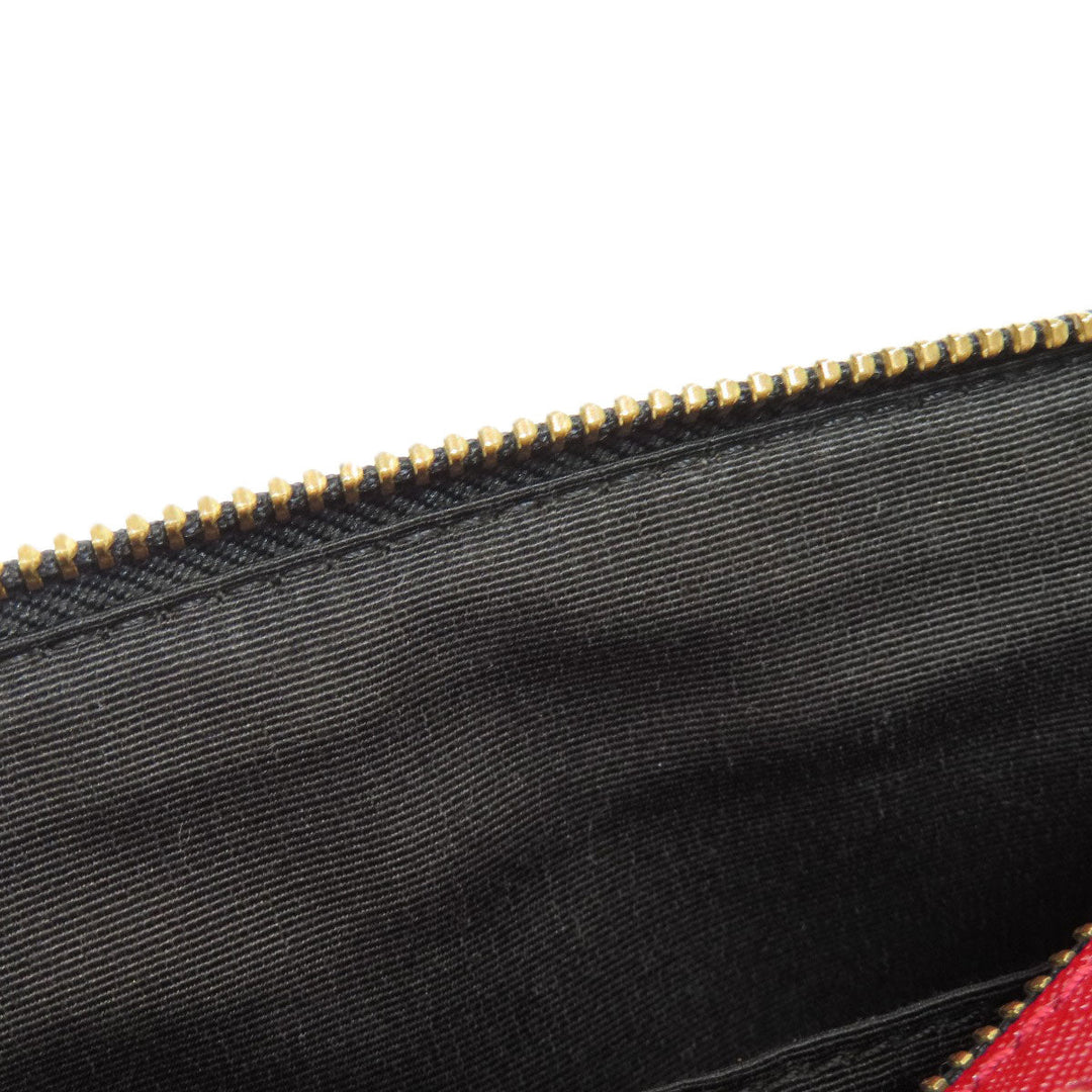 MARC JACOBS Shoulder Bag PVC Red double j snapshot Women Used Authentic