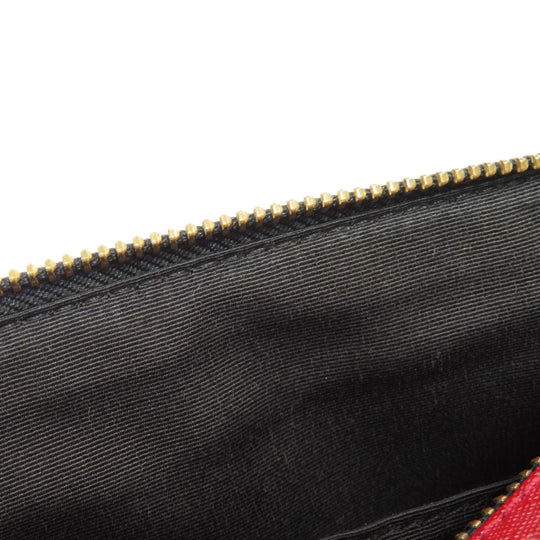 MARC JACOBS Shoulder Bag PVC Red double j snapshot Women Used Authentic