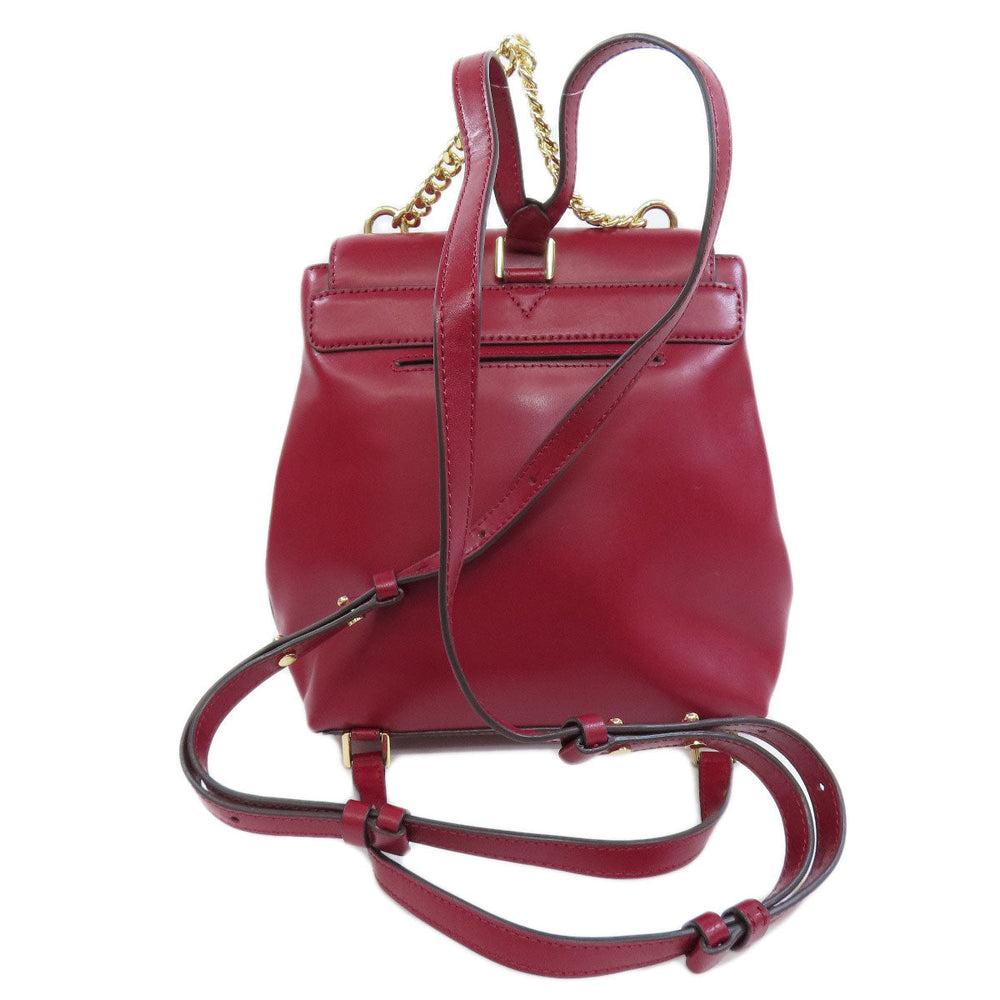 MICHAEL KORS Backpack leather Red logo