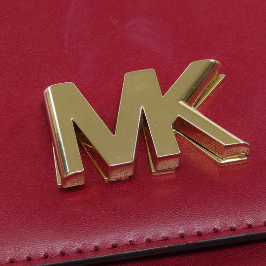 MICHAEL KORS Backpack leather Red logo