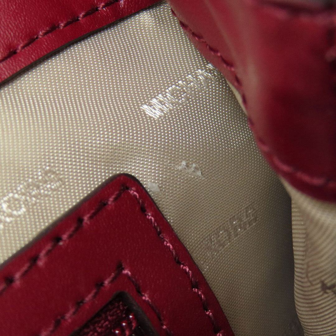 MICHAEL KORS Backpack leather Red logo