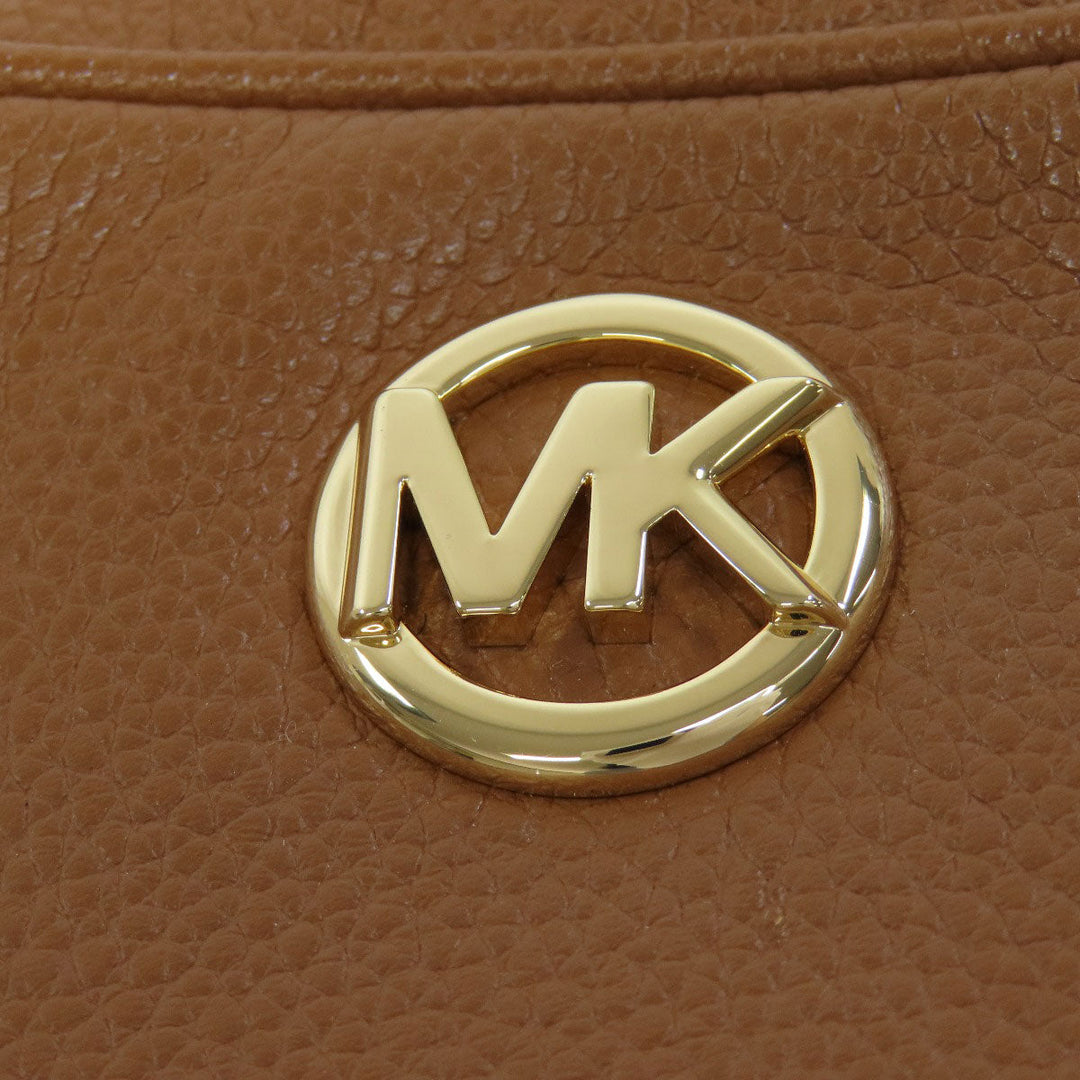 MICHAEL KORS Shoulder Bag leather Brown logo