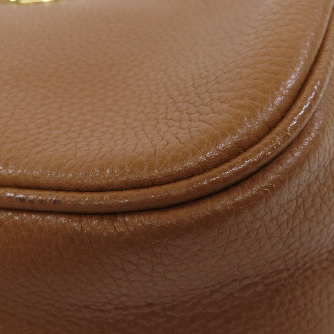MICHAEL KORS Shoulder Bag leather Brown logo
