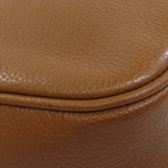 MICHAEL KORS Shoulder Bag leather Brown logo