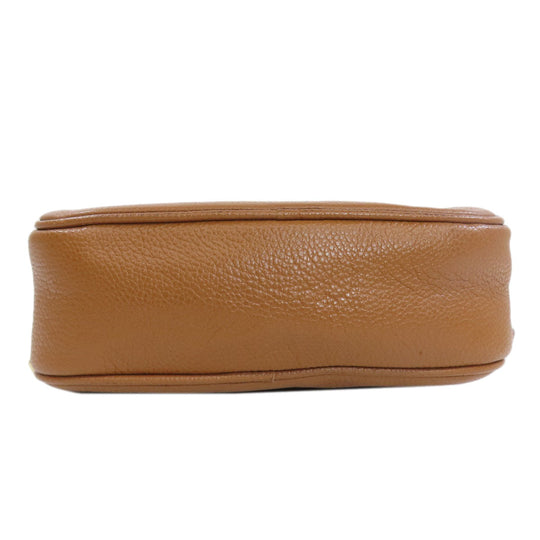 MICHAEL KORS Shoulder Bag leather Brown logo