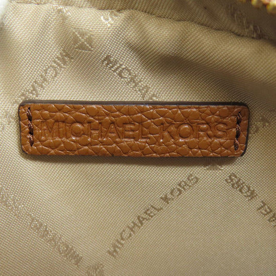 MICHAEL KORS Shoulder Bag leather Brown logo