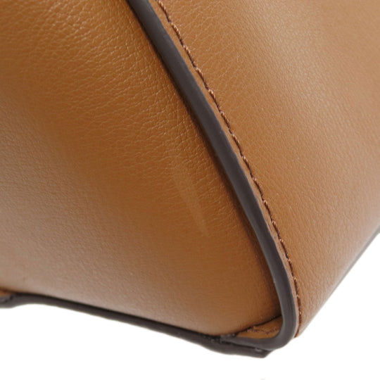 MICHAEL KORS Handbag PVC Brown 2WAY Women Used Authentic
