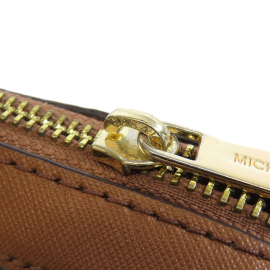 MICHAEL KORS Shoulder Bag PVC Brown MK signature Women Used Authentic
