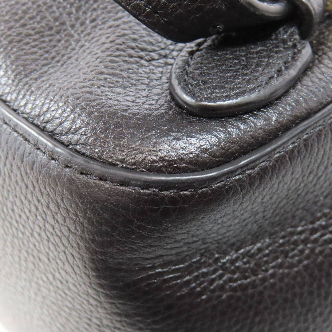 COACH Backpack 31032 leather black Simple design Women Used Authentic