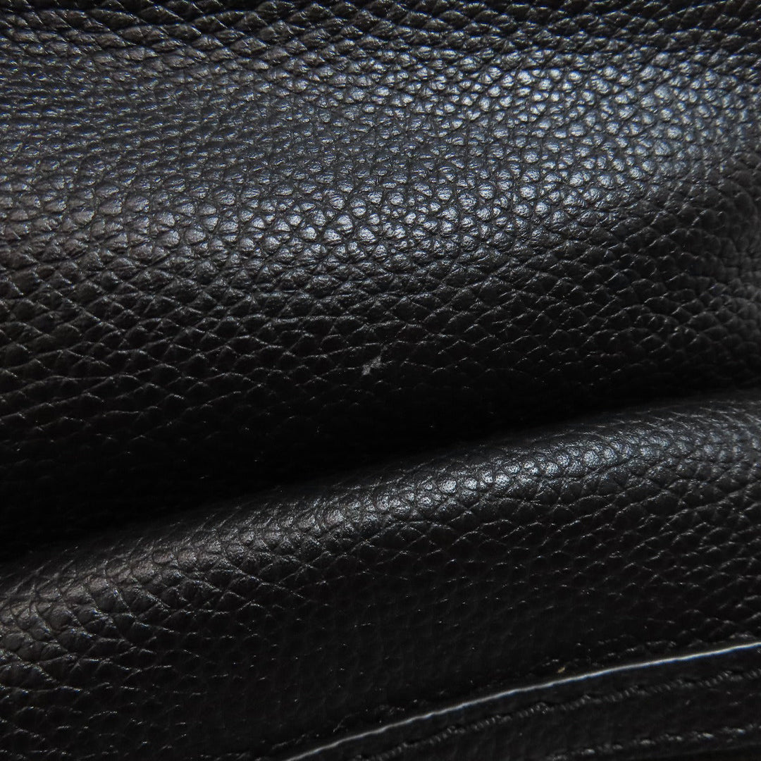 COACH Backpack 31032 leather black Simple design Women Used Authentic