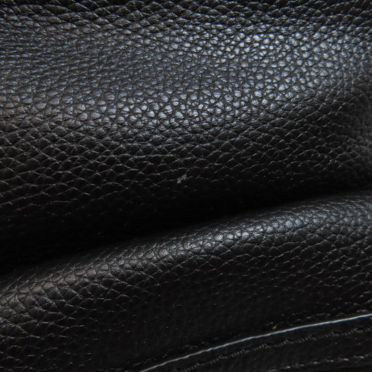 COACH Backpack 31032 leather black Simple design Women Used Authentic