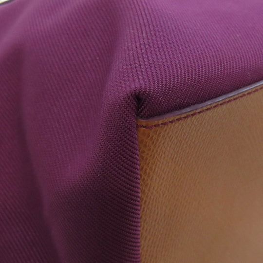 COACH Tote Bag F37237 canvas purple logo Women Used Authentic