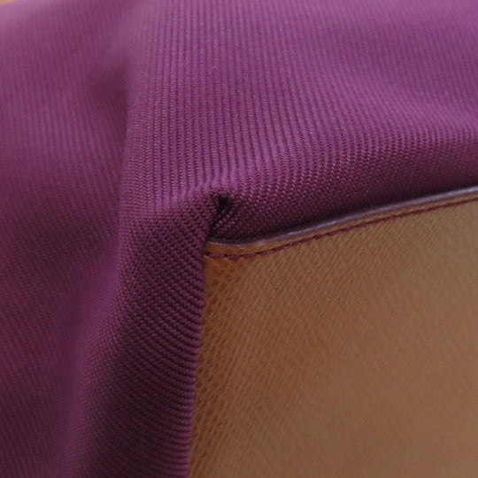 COACH Tote Bag F37237 canvas purple logo Women Used Authentic