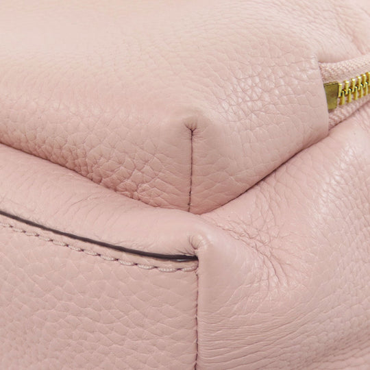 MICHAEL KORS Backpack leather pink logo Women Used Authentic